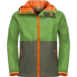 Jack Wolfskin Regenjacke Rainy (wind- und wasserdicht) grün Kinder