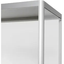 Showdown Displays Glasvitrine 800x1984x400 silber