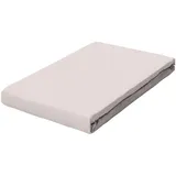 schlafgut Spannbettlaken Jersey 120 x 200 - 130 x 220 cm beige