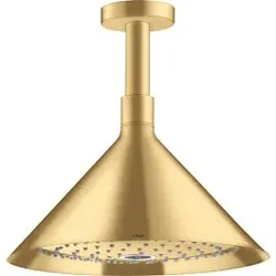 hansgrohe Axor Kopfbrause 26022250 mit Deckenanschluss, brushed gold optic