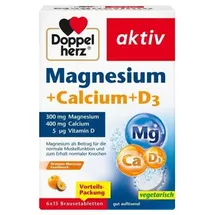 Doppelherz Magnesium+calcium+d3 Brausetabletten