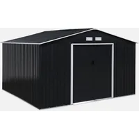 Sweeek - Gartenschuppen aus Metall 10,85m2
