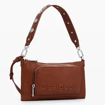 DESIGUAL Monica Umhängetasche Leder Brown