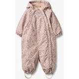 Wheat Adi Babyoverall, Rose Dust Flowers, 86