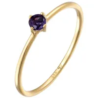 Elli PREMIUM Ring mit Lolite Edelstein 375 Gelbgold Ringe Damen