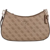 GUESS Noelle Schultertasche 29 cm latte logo-brown