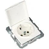 Berker Schuko-Steckdose Unterputz Weiß