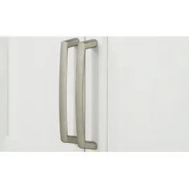 Forte Garderobenbank 86,5 x 45 x 42 cm gepolstert / weiß