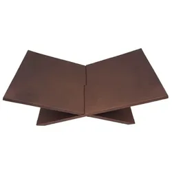 Casa Padrino Luxus Aluminium Buchständer / Buchstütze Bronze 49,5 cm - Deko Accessoires
