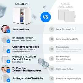 STILLSTERN E 45L Mini-Kühlschrank 45 l 51 cm hoch Weiß