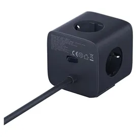 Baseus EnerFill FA11 67W Steckdosenleiste, USB-A + USB-C + 3 x EU Kosmisches Schwarz
