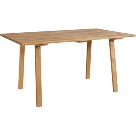 OTTO products Esstisch »Alessja«, Breite 130 oder 150 cm, Eiche Massivholz mit veganem Bio-Öl behandelt