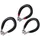 BBB Speichenspanner Protune Set 3,2 Mm / 3,3 Mm / 3,5 Mm Fahrrad-Reparaturwerkzeug Schwarz