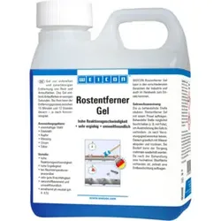 WEICON Rostentferner Gel, schnelle und zuverlässige Entfernung von Rost und Anlauffarben, 1 L, blau