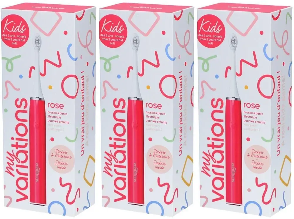 Myvariations Elektrische Tandenborstel Kids Sonic Rose 3x1 St Tandenborstel