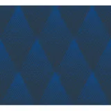 ascreation New Walls Vliestapete 10 m x 0,53 m 374191 Blau/Schwarz