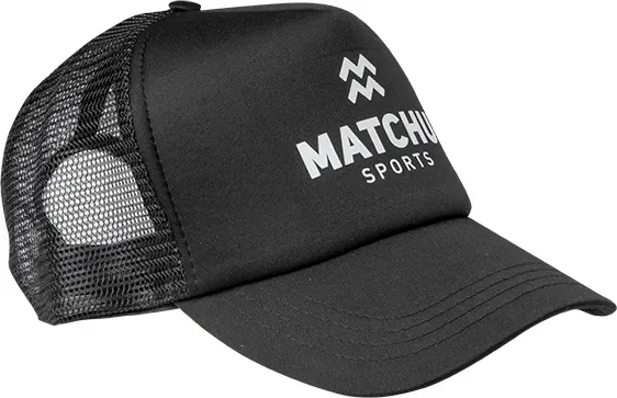 Matchu Sports Trucker Cap Schwarz - Schwarz - Baumwolle