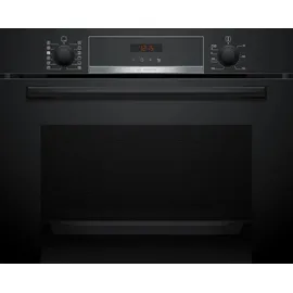 Bosch Backofen-Set Pyrolyse + Teleskopauszug + Mikrowelle schwarz