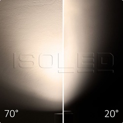 ISOLED 3-PH Schienen-Strahler fokussierbar, 42W, 20°-70°, weiß matt, 3000K, CRI92 ISO-114897