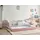 Beliani Ausziehbett LUNERAY 90 x 200 cm rosa