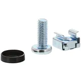 InLine InLine® Käfigmutternset M6, je 50x Käfigmuttern, Unterlegscheiben, Schrauben