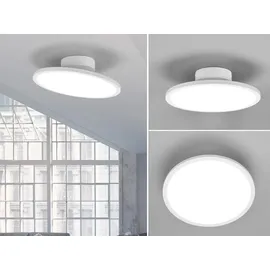 Trio Lighting Tray 1 schwenkbar/drehbar/dimmbar Ø 40 cm weiß