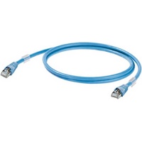 Weidmüller 1165900002 RJ45 Netzwerkkabel, Patchkabel CAT 6a S/FTP 0.20m Blau UL-zertifiziert 1St.