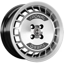 Ronal R10 Turbo 7x15 ET37 4x98 68, schwarz-frontkopiert