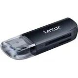 Lexar Dual-Slot-USB-A-Kartenleser für SD-/MicroSD-/SDHC-/SDXC-Karten – USB 3.2 Gen 1, bis zu 104 MB/s, OTG-kompatibel für PC/Laptop/Tablet