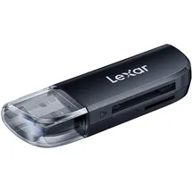 Lexar Dual-Slot-USB-A-Kartenleser für SD-/MicroSD-/SDHC-/SDXC-Karten – USB 3.2 Gen 1, bis zu 104 MB/s, OTG-kompatibel für PC/Laptop/Tablet