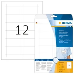 HERMA Ablösbare Etiketten 35,6 x 16,9 mm, 2.000 Etiketten, weiß, matt, haftend