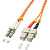 Lindy 46994 Glasfaser LWL Anschlusskabel Multimode OM2 10.00 m