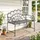 Outsunny Gartenbank 107 x 56 x 92 cm Schwarz