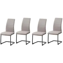Hti-Living Schwingstuhl SallyP Kunstleder cappuccino