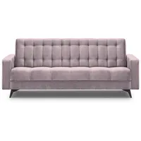 Beautysofa Schlafsofa GRETA BIS, Sofa Couch für Wohnzimmer rosa