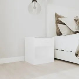 vidaXL Nachtschrank 2-teilig 4200 x 30,5 x 38 cm Weiß