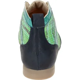 THINK! Damen GUAD2 chromfrei gegerbte nachhaltige Stiefelette, GREEN/KOMBI 9110