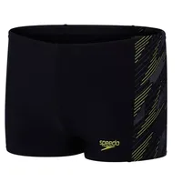 Speedo Badehose Hyperboom Panel Boxer - Black / Lemon