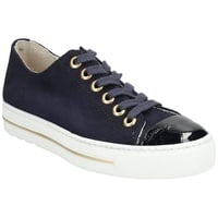 Paul Green Schnürschuhe 4977-008, Rauleder, Blau, Damen EU 6/39