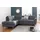 sit&more Eckcouch Kunstleder 2-Sitzer Grau