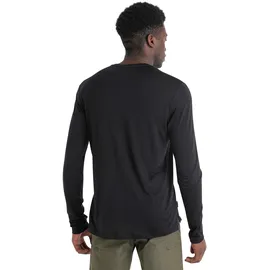 Icebreaker Merino 125 Cool-Lite Sphere Langarmshirt schwarz XL