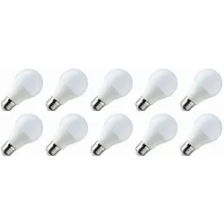 Lighto | LED-Glühbirne | Große Fassung E27 | Standard-Glühbirne | Hell | 60mm | 9W | 10 Stück