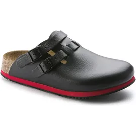 Birkenstock Kay Superlauf, WB, Naturleder, schwarz/rot, normal, Größe 41