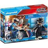 Playmobil City Action Polizei-Fahrrad: Verfolgung des Taschendiebs 70573