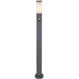 GLOBO Außenleuchte Edelstahl 110,0 cm mit Bewegungsmelder Opal