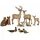 Loberon Waldtier 11er Set Pluvet  braun