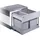 HAILO Abfalltrennsystem 3644821 Raumspar Tandem S Plus