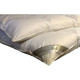 Betten Hofmann White Sibiria Schneegänse 10cm Hochsteg Winter Daunendecke 6x6 200x200 superwarm - Weiß