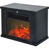Homcom Elektrokamin schwarz
