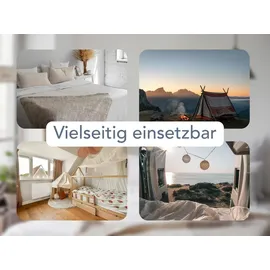 XDream Winterbettdecke | 220 x 240 cm | XDREAM Pure | warme Duo-Steppdecke | Weiß